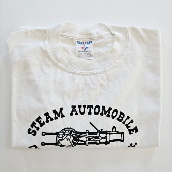 Vintage Steam Automobile Club Of America Ultra Soft Graphic Car Tee T-Shirt XL - Picture 3 of 8